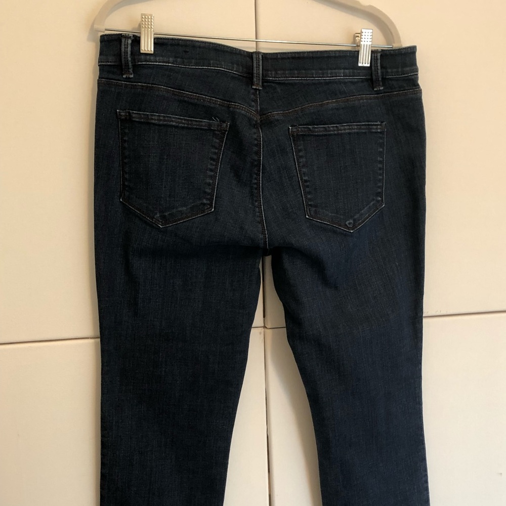 26. Ann Taylor Dark Wash Denim Pant - Picture 2 of 11